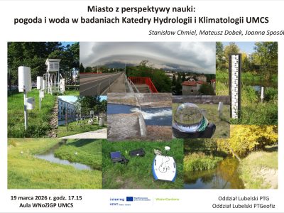 Odczyt z okazji Światowego Dnia Meteorologii 2026
