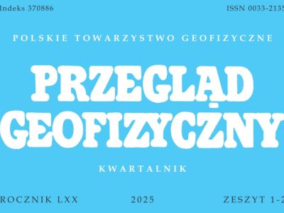Przegląd Geofizyczny: Zeszyt 1-2, 2025
